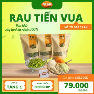 rau tiến vua khô